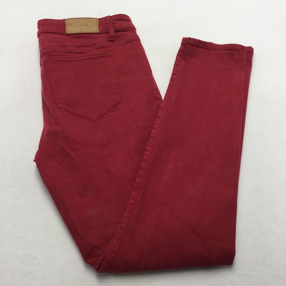 Joes Jeans The Skinny Jeans Mens 32x29 Venetian Red Slim Stretch Denim Zip Fly